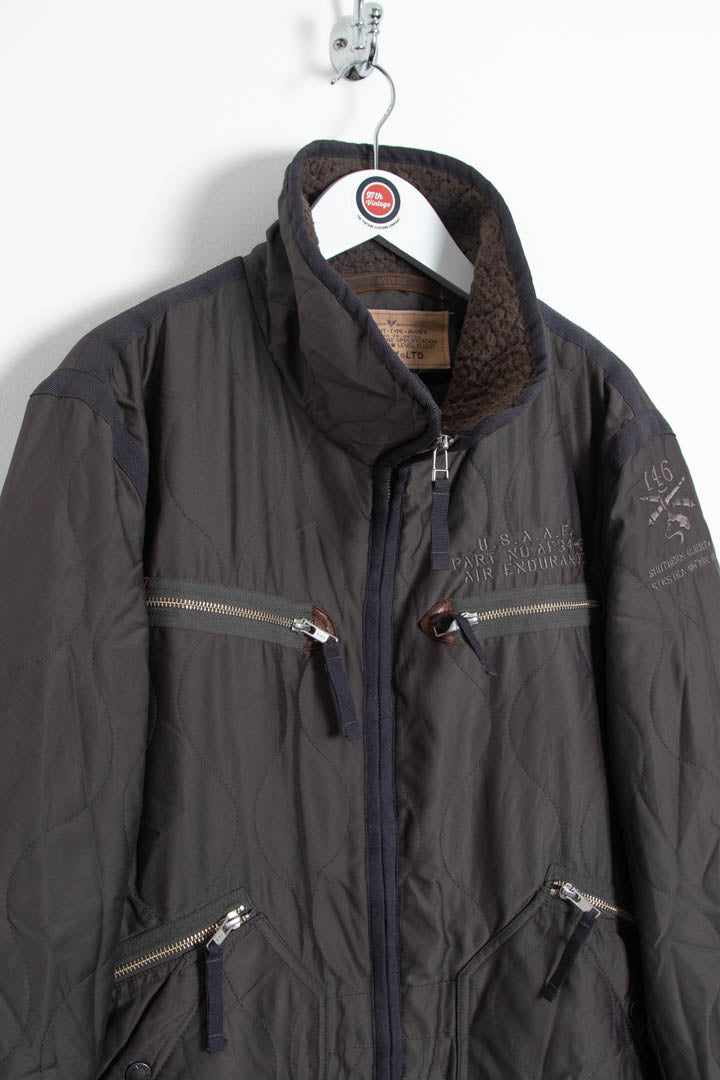 Image of Avirex Quilted Bomber Jacket (M)