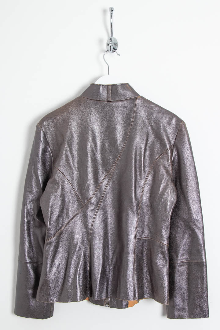 Image of Women's Armani Exchange Leather Jacket (M)