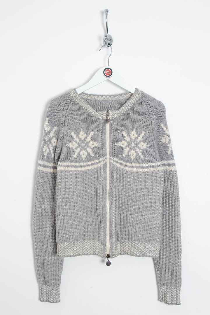 Image of Women's Moncler Fair Isle Full Zip Knitted Cardigan (S)
