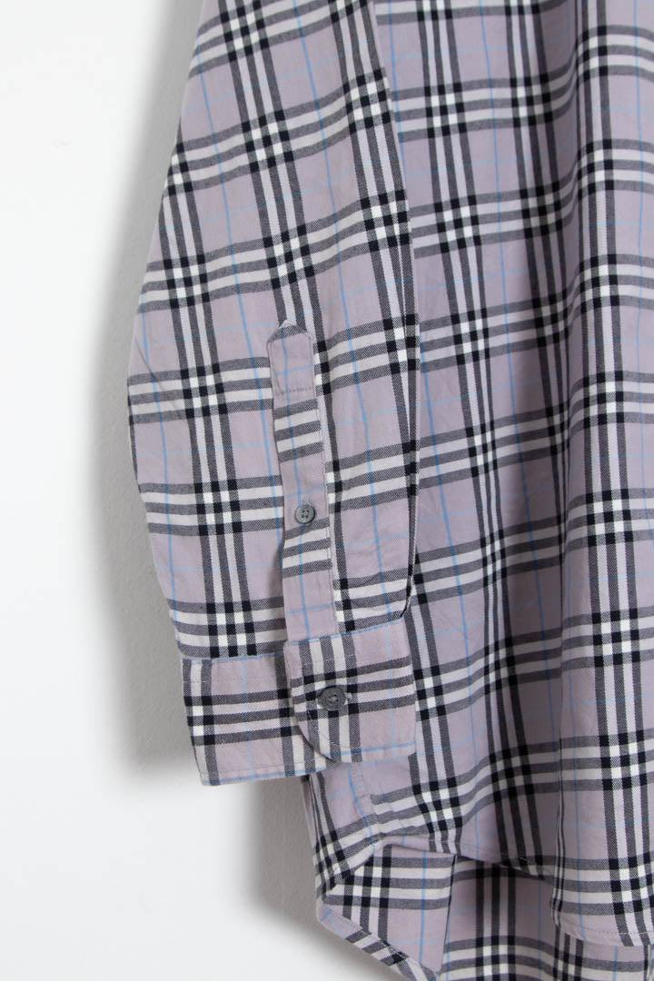 Image of Burberry Long Sleeve Checkered Shirt (L)