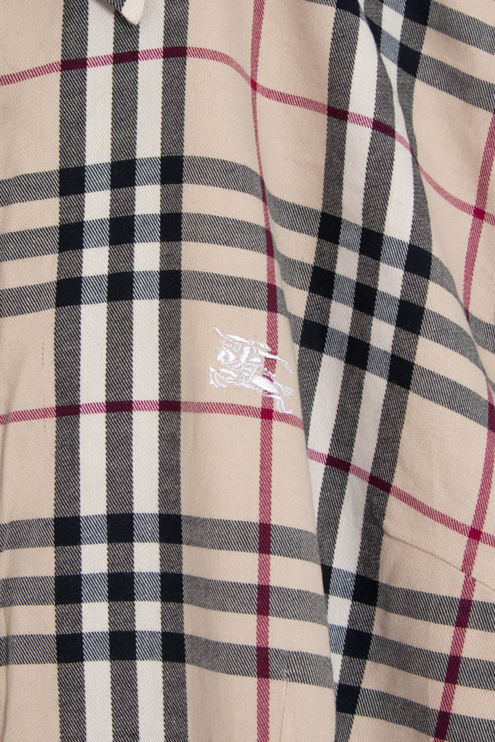 Image of Women's Burberry Nova Check Short Sleeve Shirt (M)