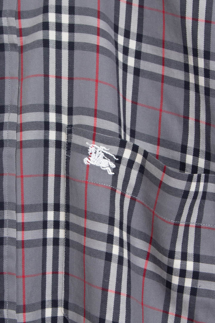 Image of Burberry Long Sleeve Checkered Shirt (L)