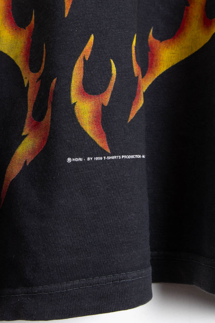 Image of 1999 Harley Davidson Italy Ride to Live Live to Ride T-Shirt (M)