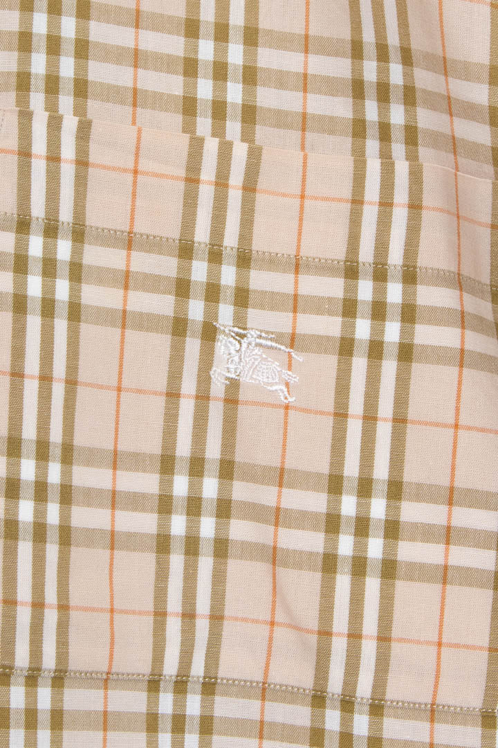 Image of Burberry Short Sleeve Checkered Shirt (M)