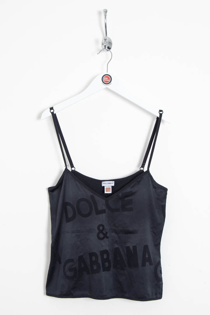 Image of Women's D&G Satin Cami Vest Top (UK 12)