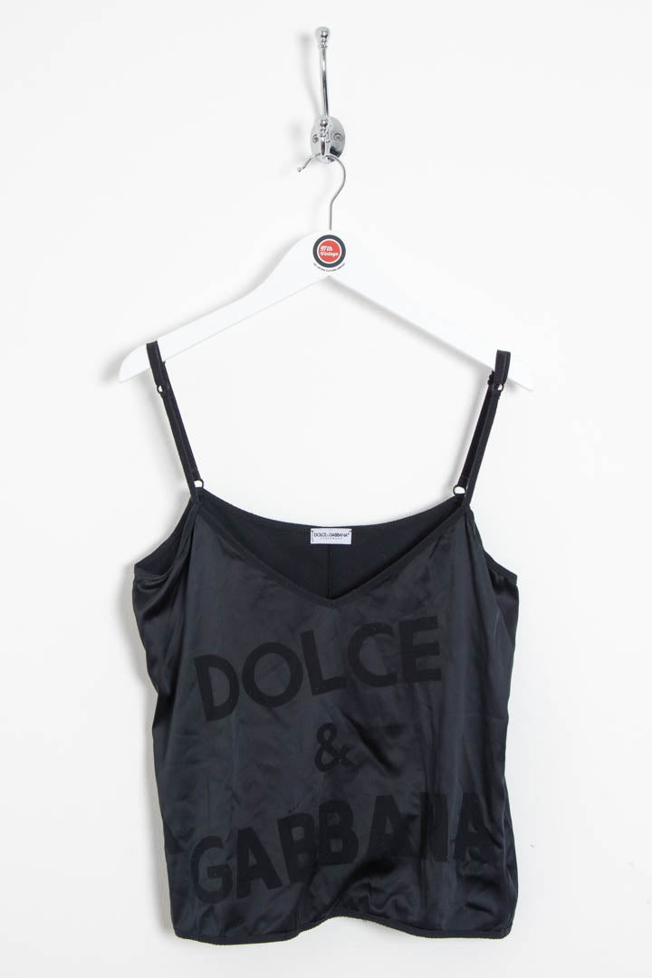 Image of Women's D&G Satin Cami Vest Top (UK 14)