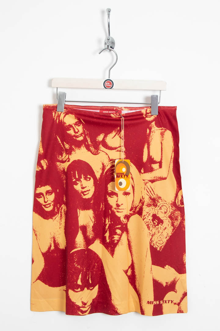 Image of BNWT Women's Miss Sixty Low Rise Midi Skirt (UK 14)