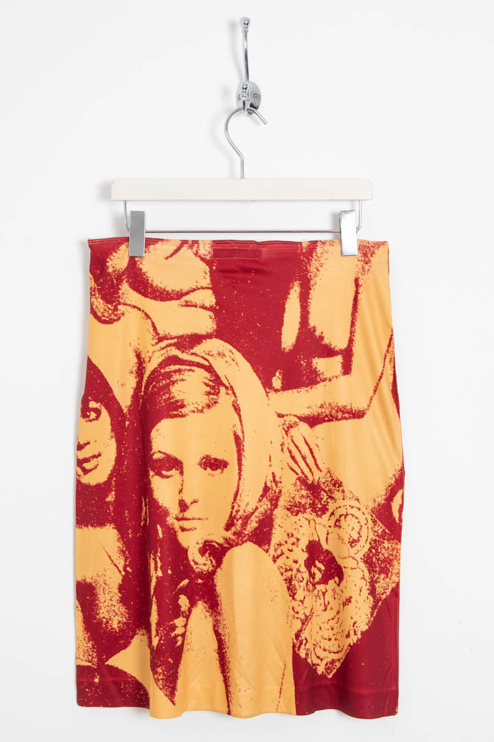 Image of BNWT Women's Miss Sixty Low Rise Midi Skirt (UK 14)