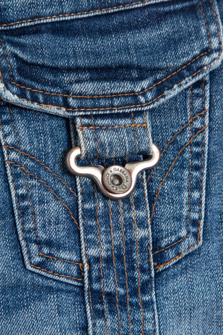 Image of Women's D&G Denim Capri Trousers (UK 8)