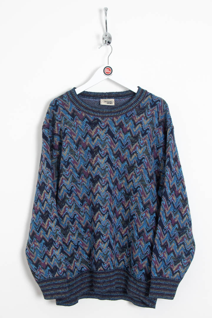 Image of Missoni Crew Neck Knitted Jumper (M)