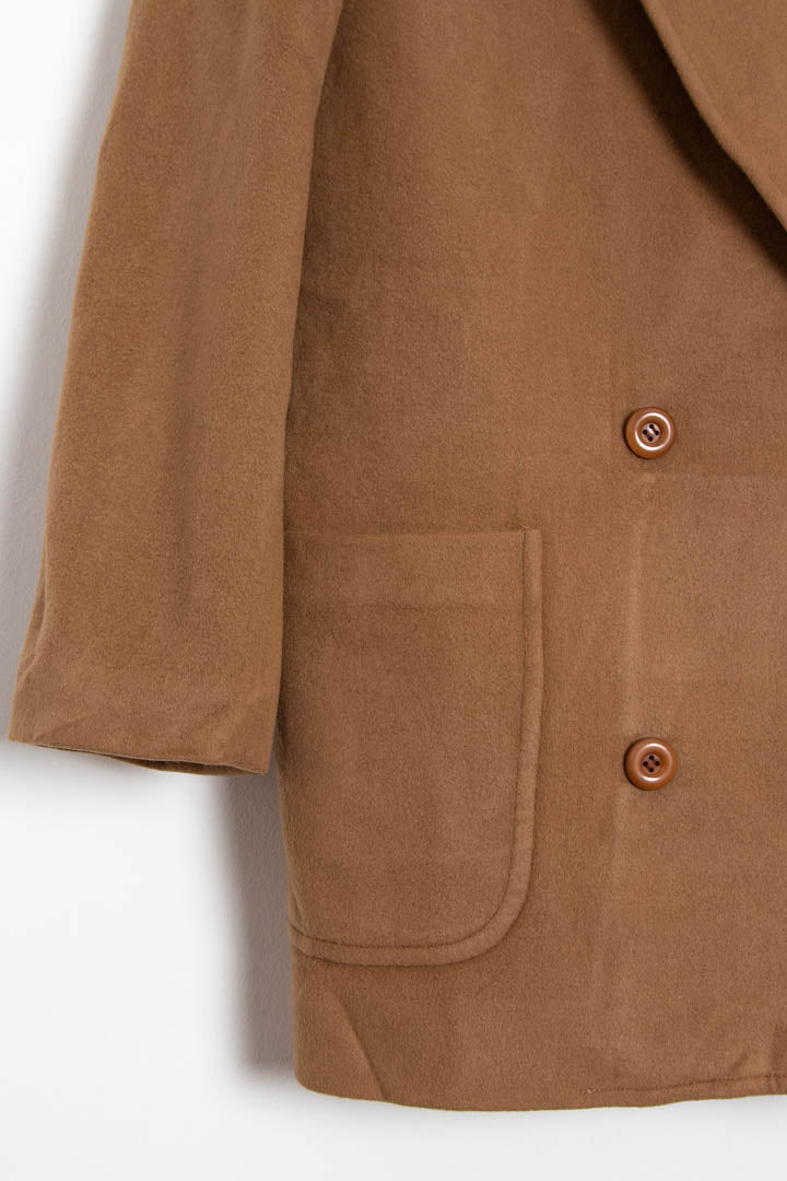 Image of Women's Burberry Double Breasted Wool Blazer Jacket (XL)