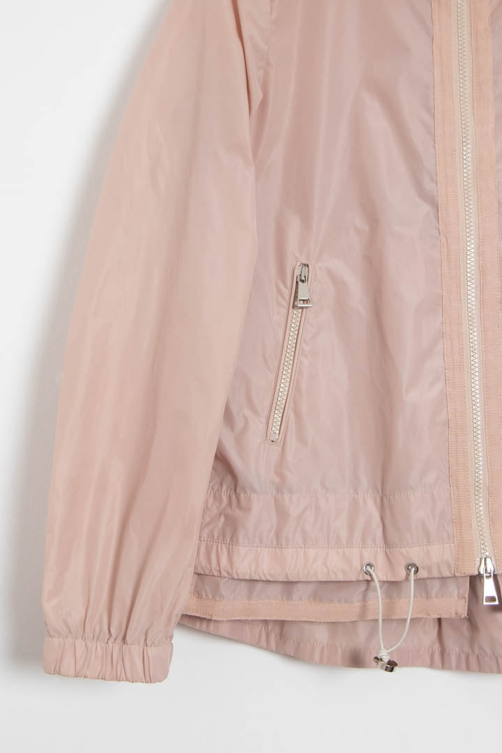 Image of Women's Moncler Windbreaker Hooded Jacket (XS)