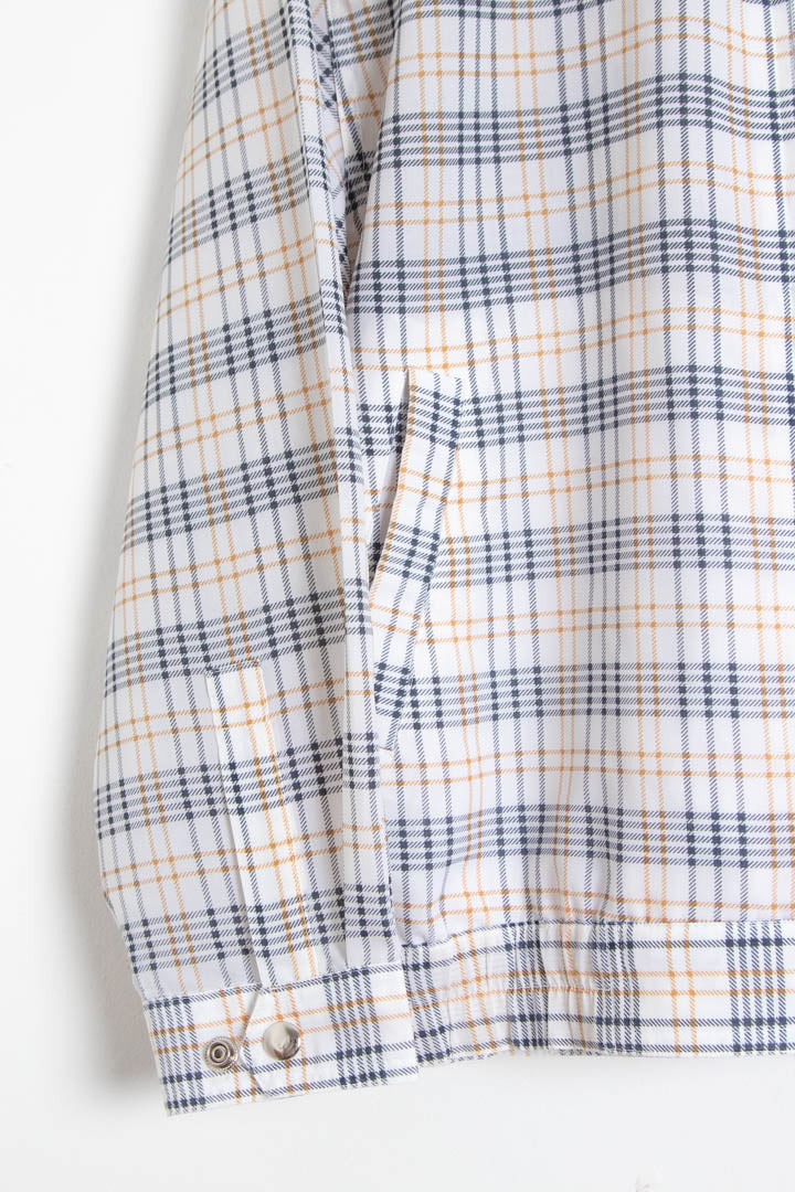 Image of YSL Checkered Harrington Jacket (M)
