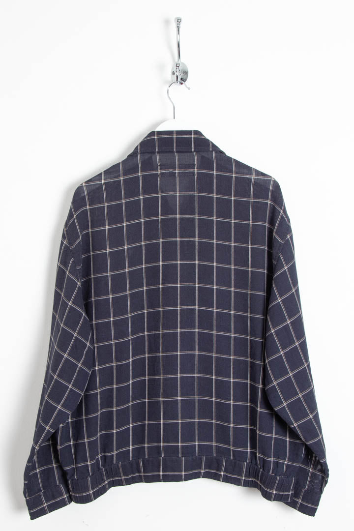 Image of YSL Checkered Harrington Jacket (M)