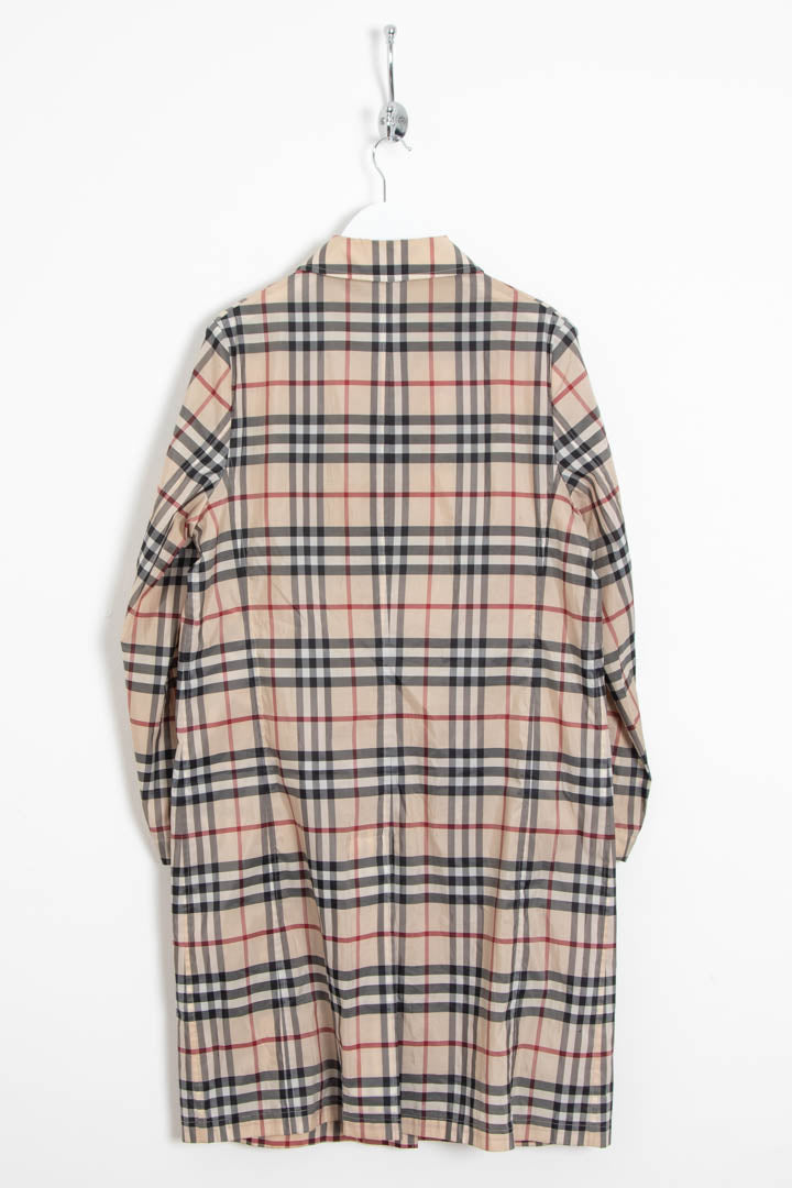 Image of Women's Burberry Nova Check Waterproof Mac Trench Coat (S)