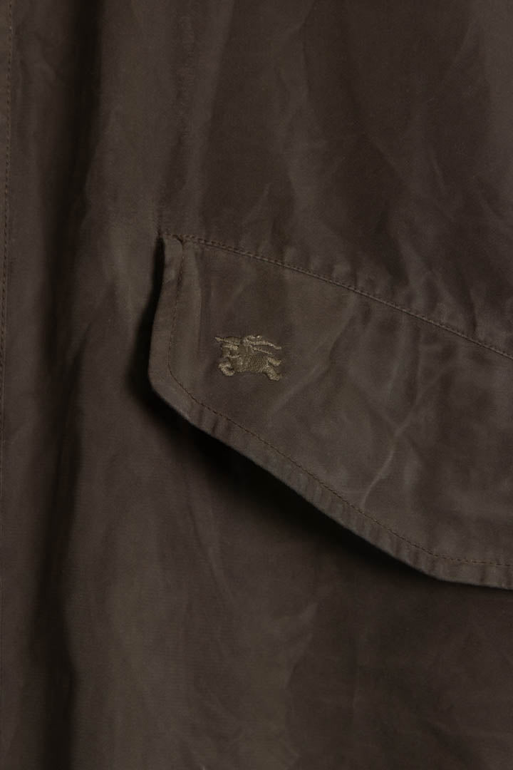 Image of Burberry Wool Cashmere Lined Parka Coat (L)