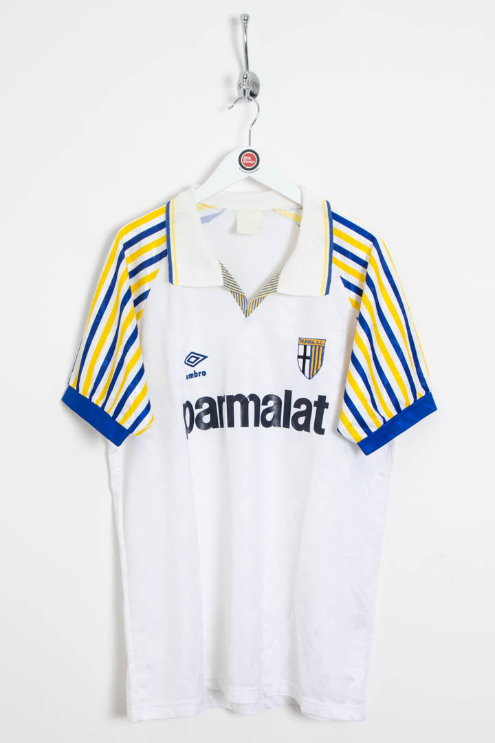 Image of 1990-91 Parma Home Umbro Football Shirt (M)