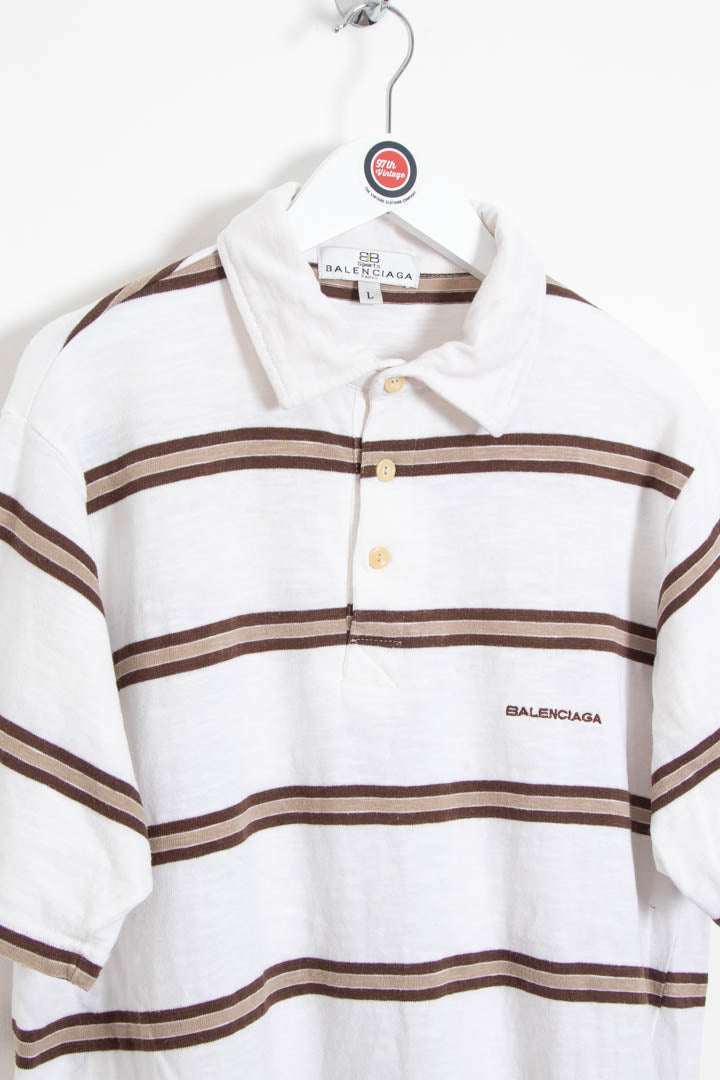 Image of Balenciaga Short Sleeve Polo Shirt (M)