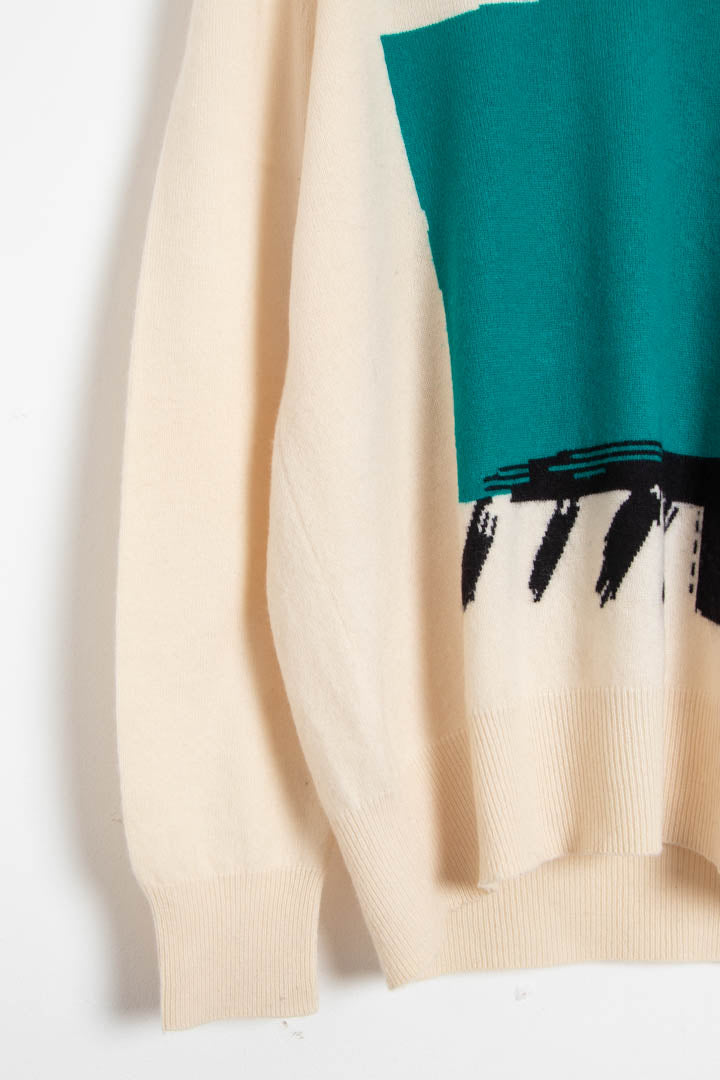 Image of Women's Burberry Cashmere Crew Neck Jumper (L)
