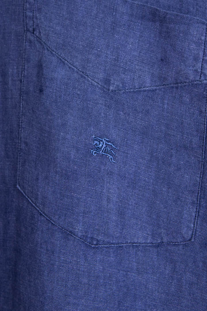 Image of Burberry Long Sleeve Linen Shirt (XL)