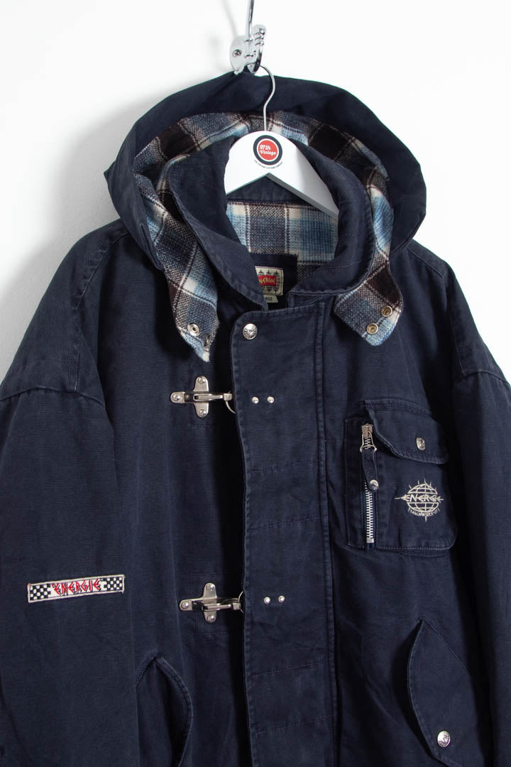 Image of 1997 Energie Fireman Clasp Quilted Jacket (L)