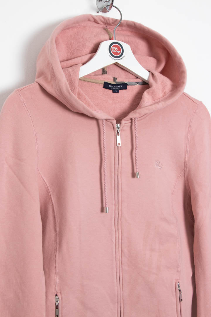 Image of Women's Burberry Zip Up Hoodie (XS)