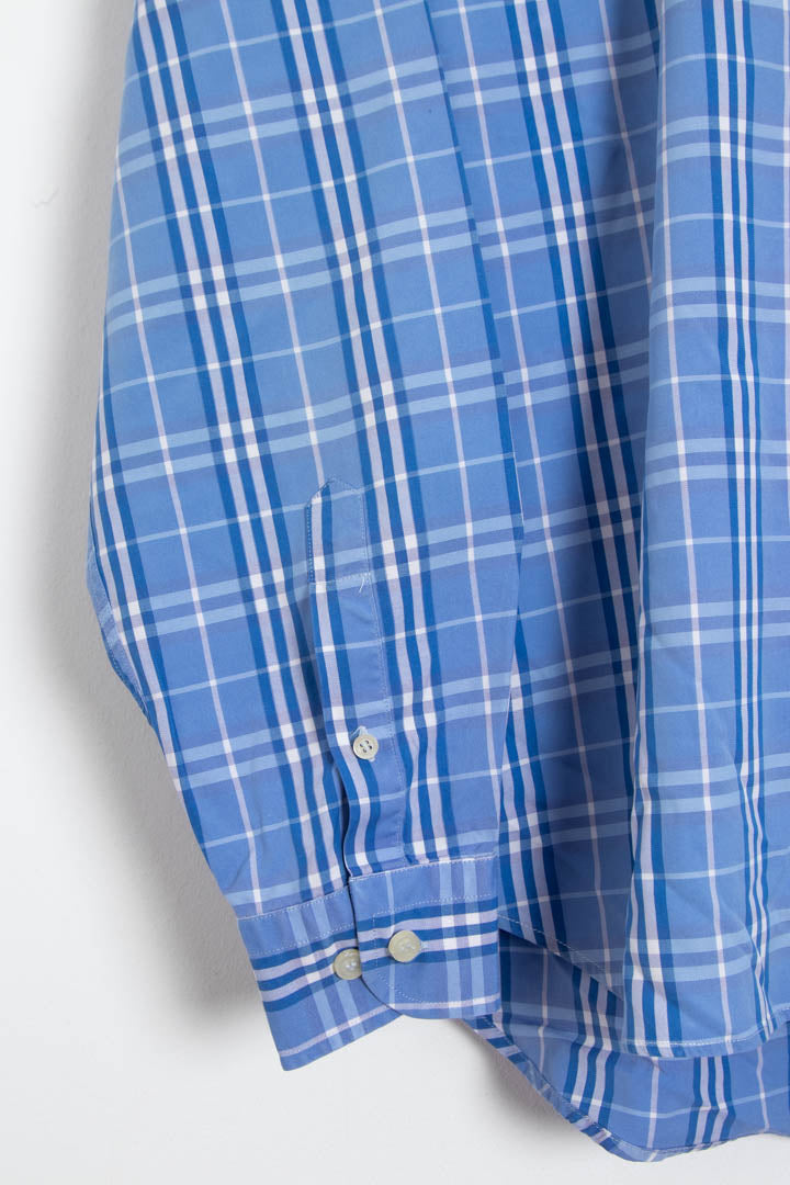Image of Burberry Long Sleeve Checkered Shirt (L)