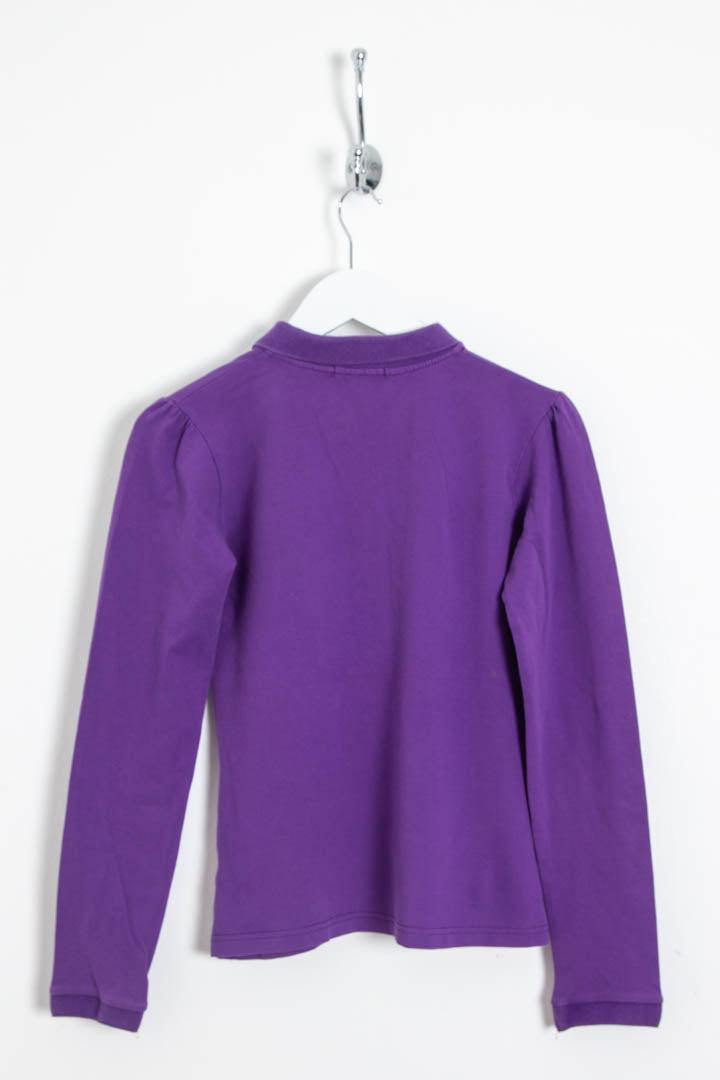 Image of Women's Burberry Long Sleeve Polo Shirt (XS)