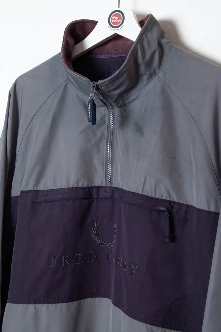 Fred Perry 1/4 Zip Windbreaker (M)