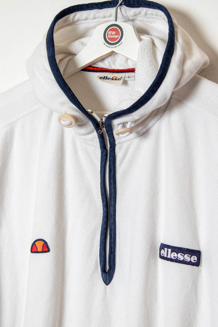 Ellesse 1/4 Zip Fleece Hoodie (L)