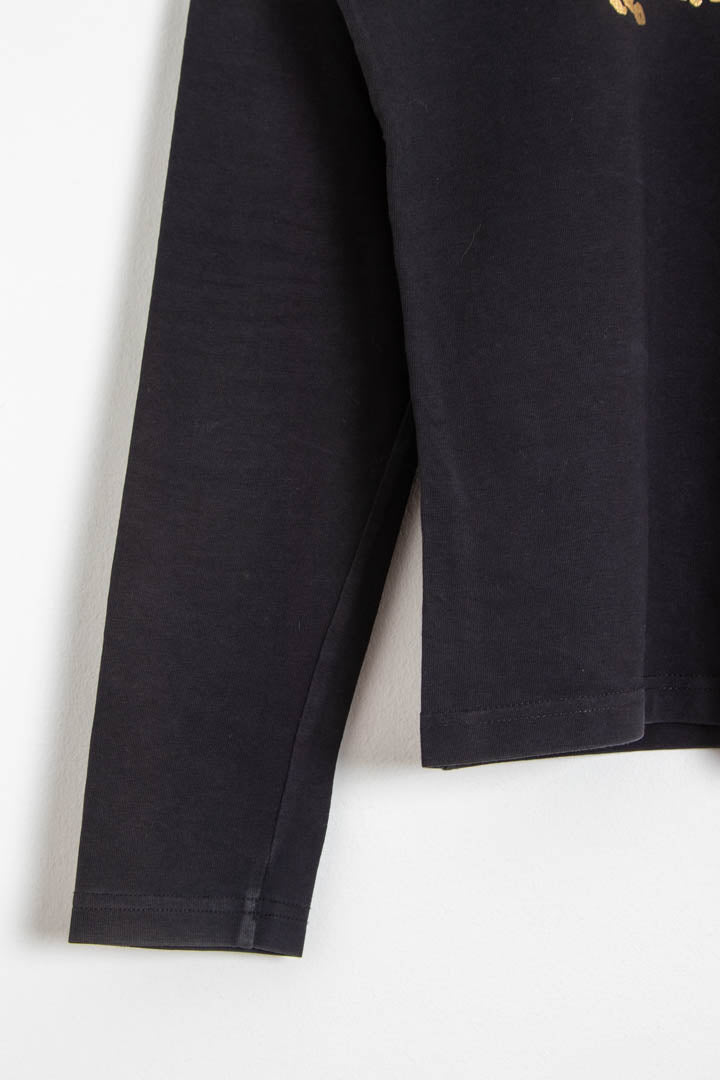 Image of Women's Burberry Big Logo Long Sleeve Top (S)