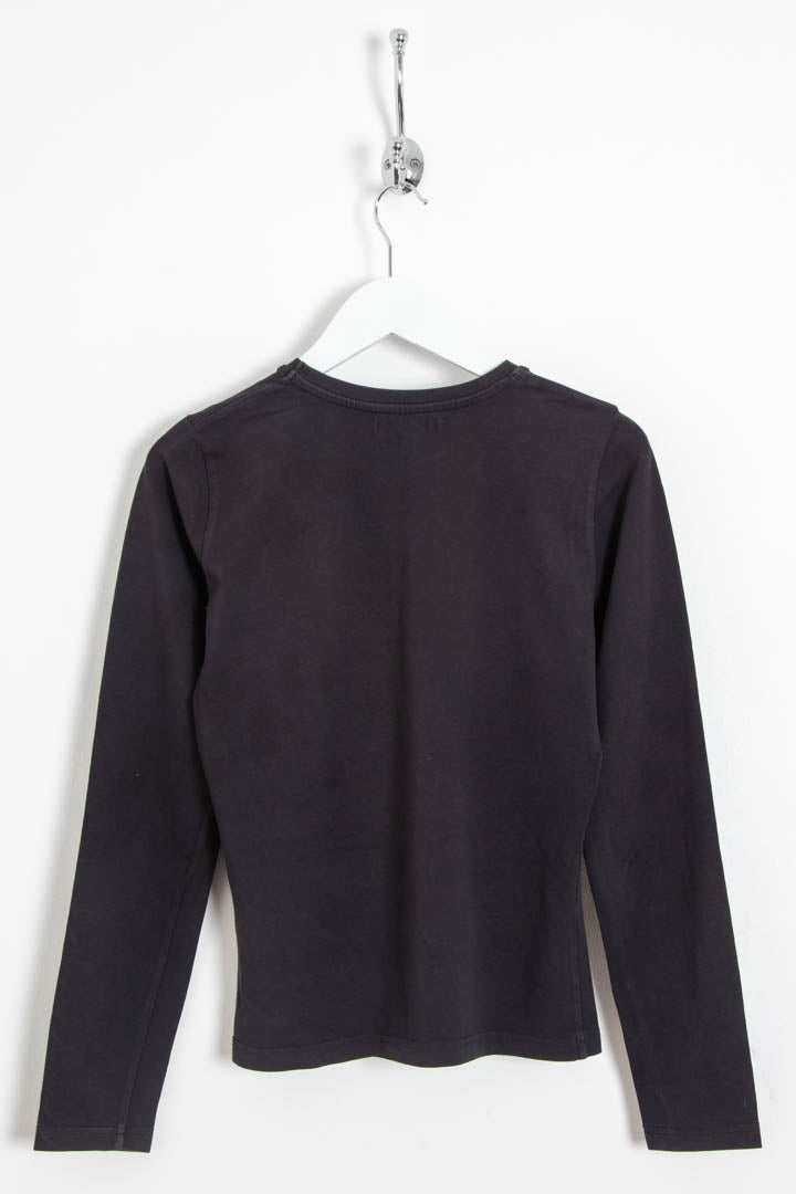 Image of Women's Burberry Big Logo Long Sleeve Top (S)