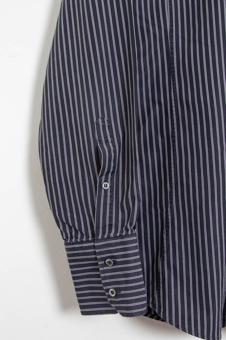 Image of Gucci Long Sleeve Pinstripe Shirt (M)