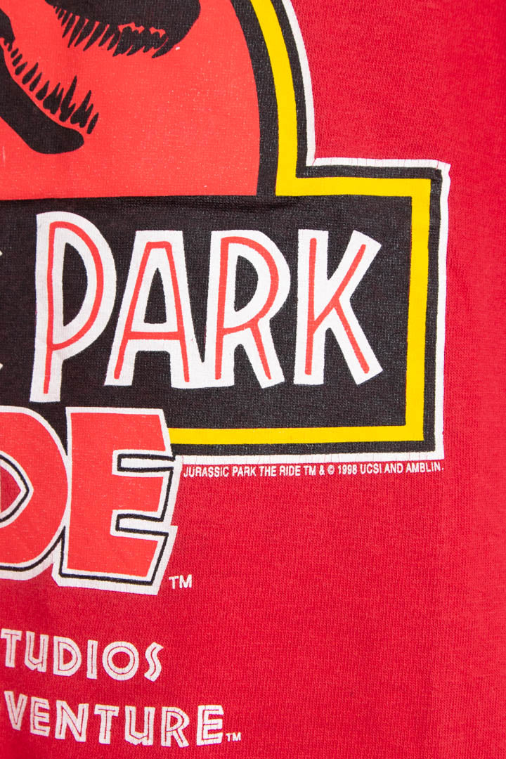 Image of 1998 Jurassic Park The Ride Graphic T-Shirt (S)