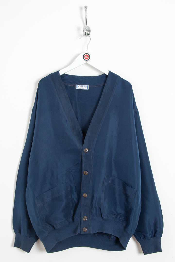Image of Yves Saint Laurent Button Up Cardigan Jacket (XL)