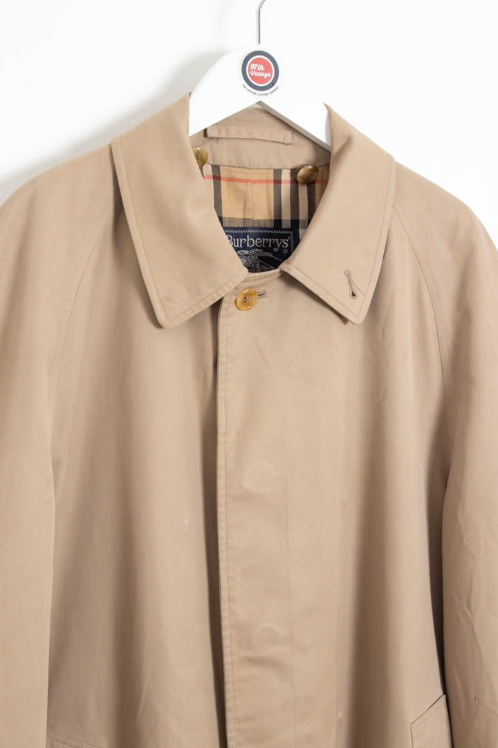 Image of Burberry Nova Check Lined Trench Coat (S)