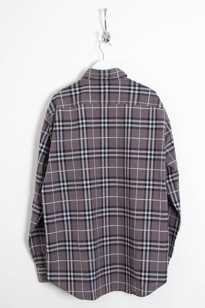 Image of Burberry Long Sleeve Checkered Shirt (XXL)