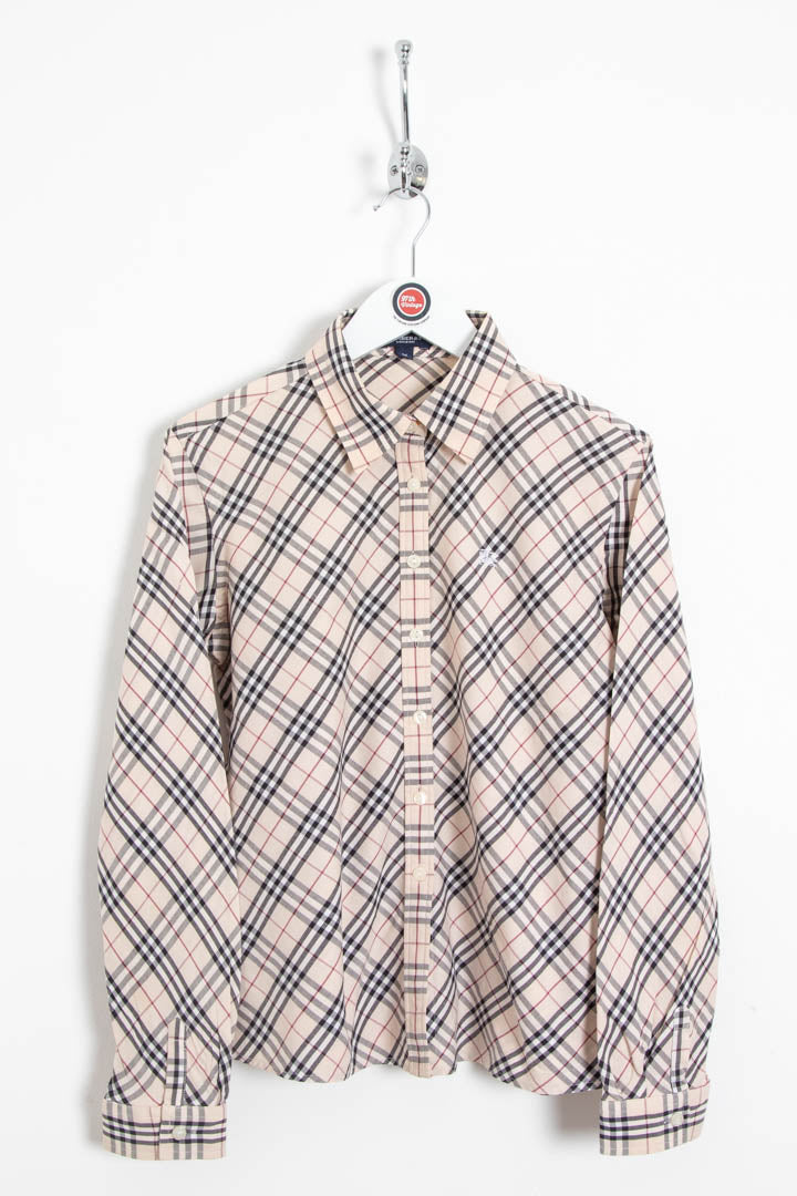 Image of Women's Burberry Nova Check Long Sleeve Shirt (M)