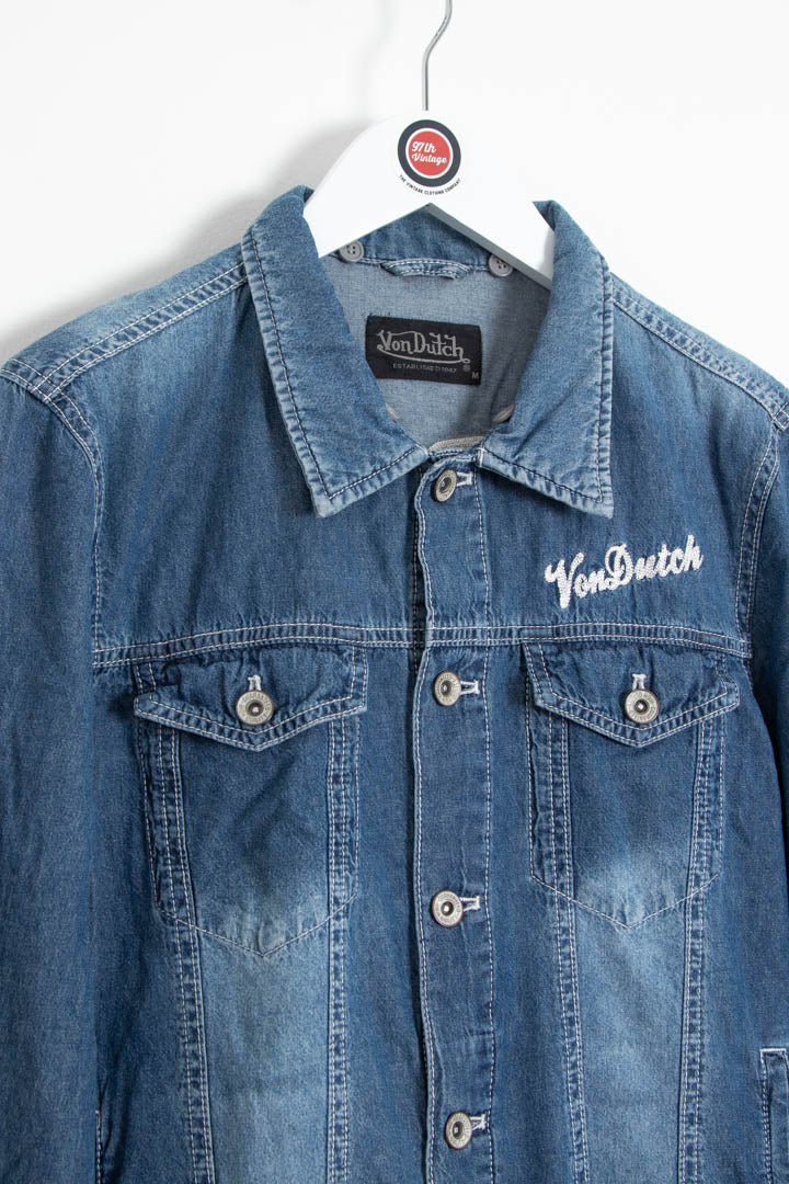 Image of Women's Von Dutch Denim Jacket (M)