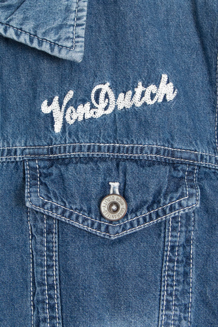 Image of Women's Von Dutch Denim Jacket (M)