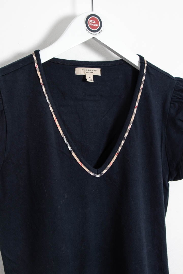 Image of Women's Burberry V Neck Top (M)