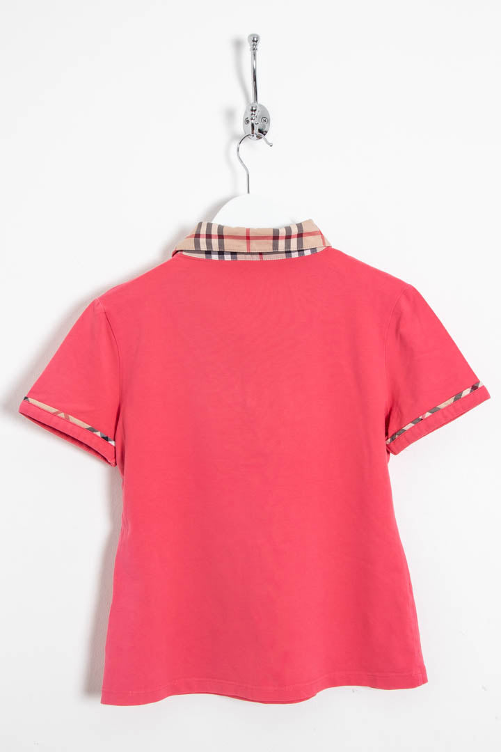 Image of Women's Burberry Nova Check Collared Polo Shirt (S)