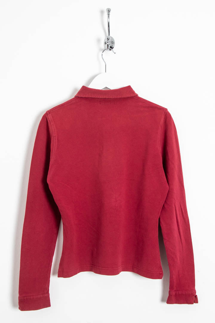 Image of Women's Burberry Long Sleeve Polo Shirt (S)