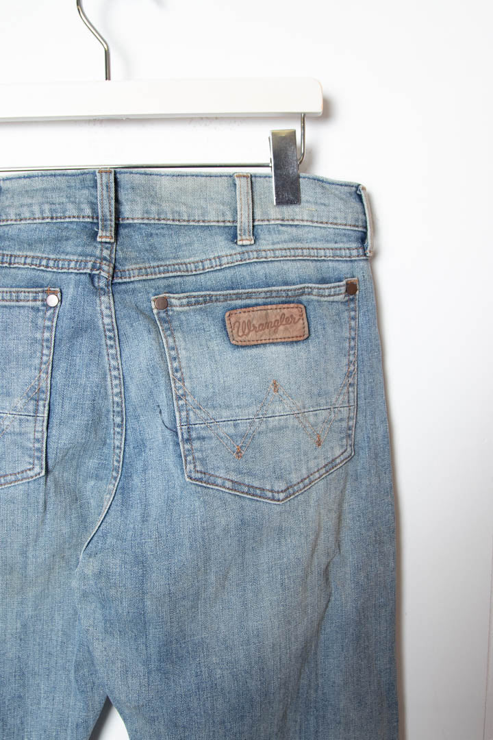 Image of Wrangler Slim Boot Denim Jeans (W31 x L33)