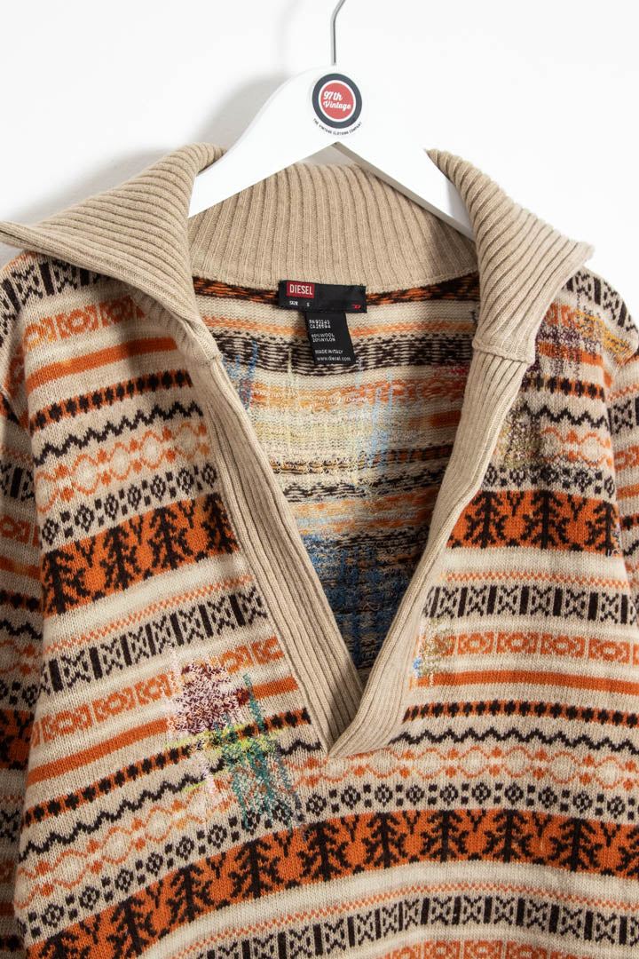 Image of Women's Diesel Knitted Wool Jumper (S)