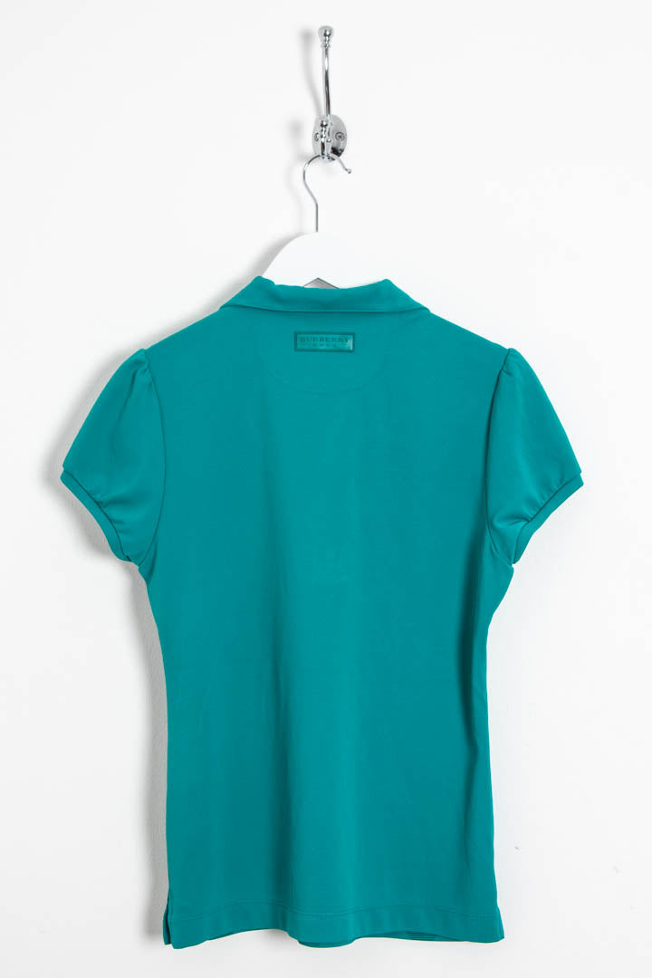 Image of Women's Burberry Golf Short Sleeve 1/4 Zip Polo Shirt (M)