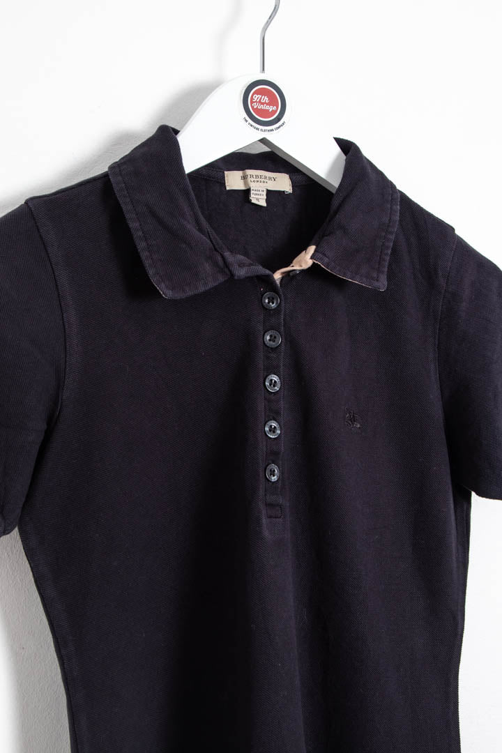 Image of Women's Burberry Short Sleeve Polo Shirt (XS)