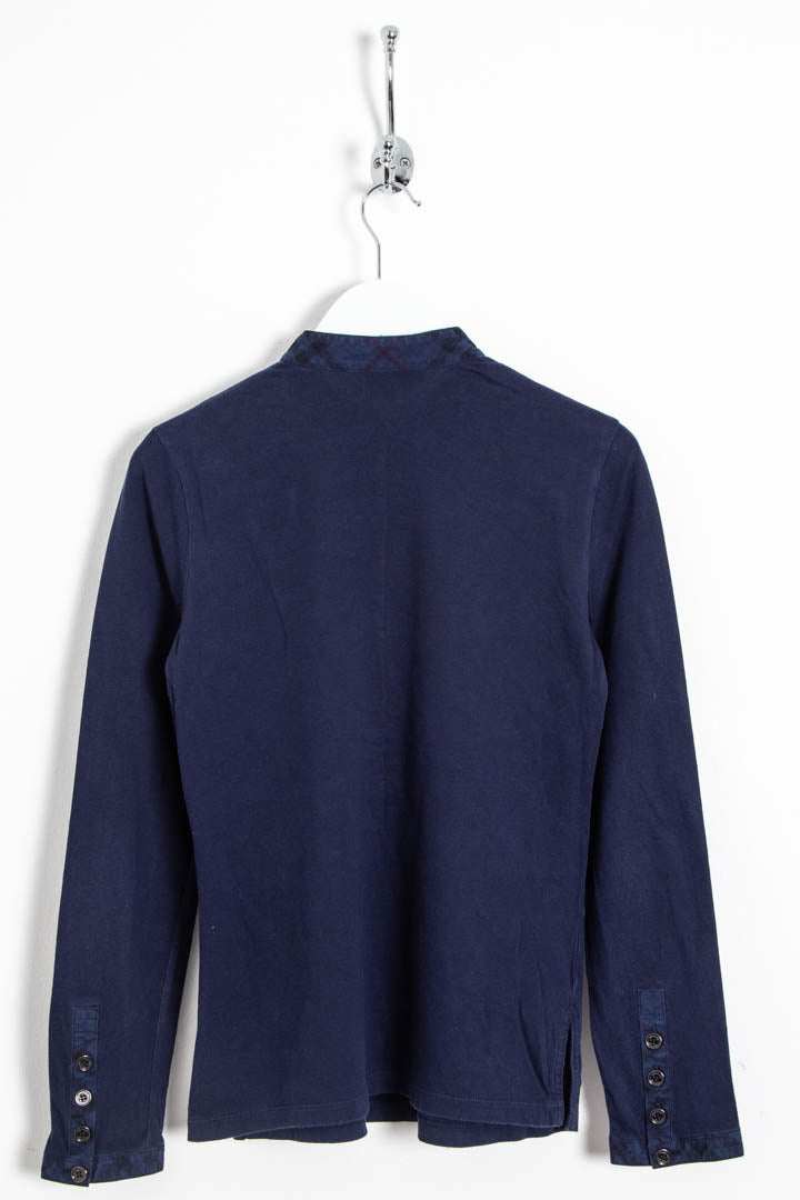 Image of Women's Burberry Long Sleeve Henley Shirt (XS)