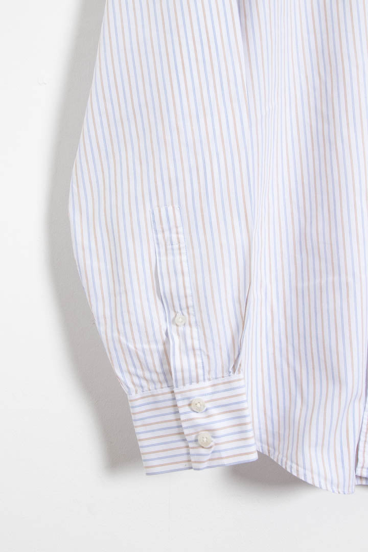 Image of YSL Long Sleeve Pinstripe Shirt (M)