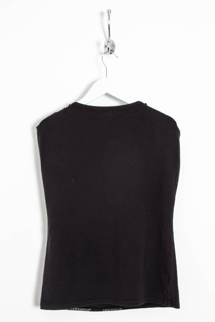 Image of Women's Burberry Sleeveless Drape Shoulder Top (L)